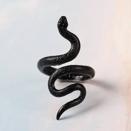 Black Viper Wrap-Around Ring