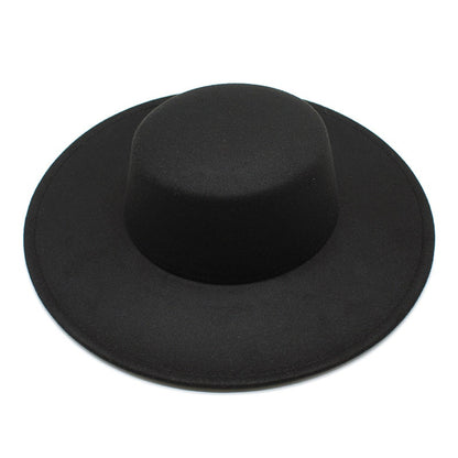 Unisex Large Flat Brim Hat