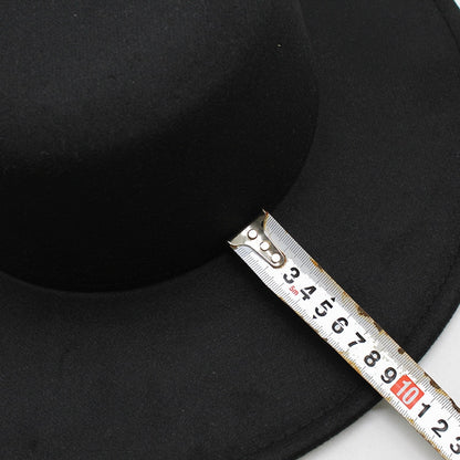 Unisex Large Flat Brim Hat