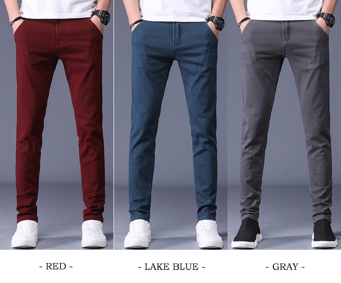 Men's Business Casual Slim Fit Pants