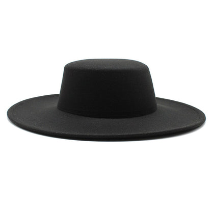 Unisex Large Flat Brim Hat