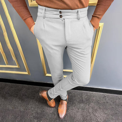 Men's Slim Fit Casual Trousers