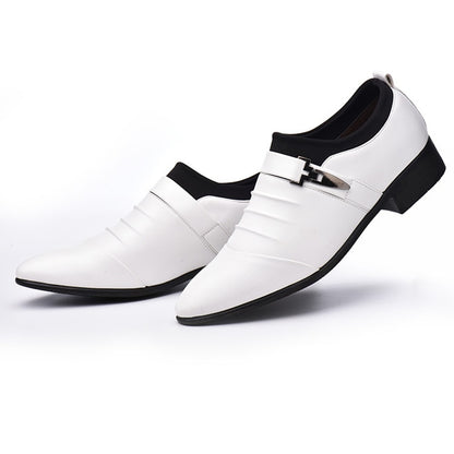 Men's Formal Pointed Leather Slip-On Shoe