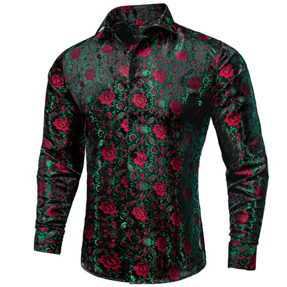 Luxury Men's Paisley Button up Dress Shirt