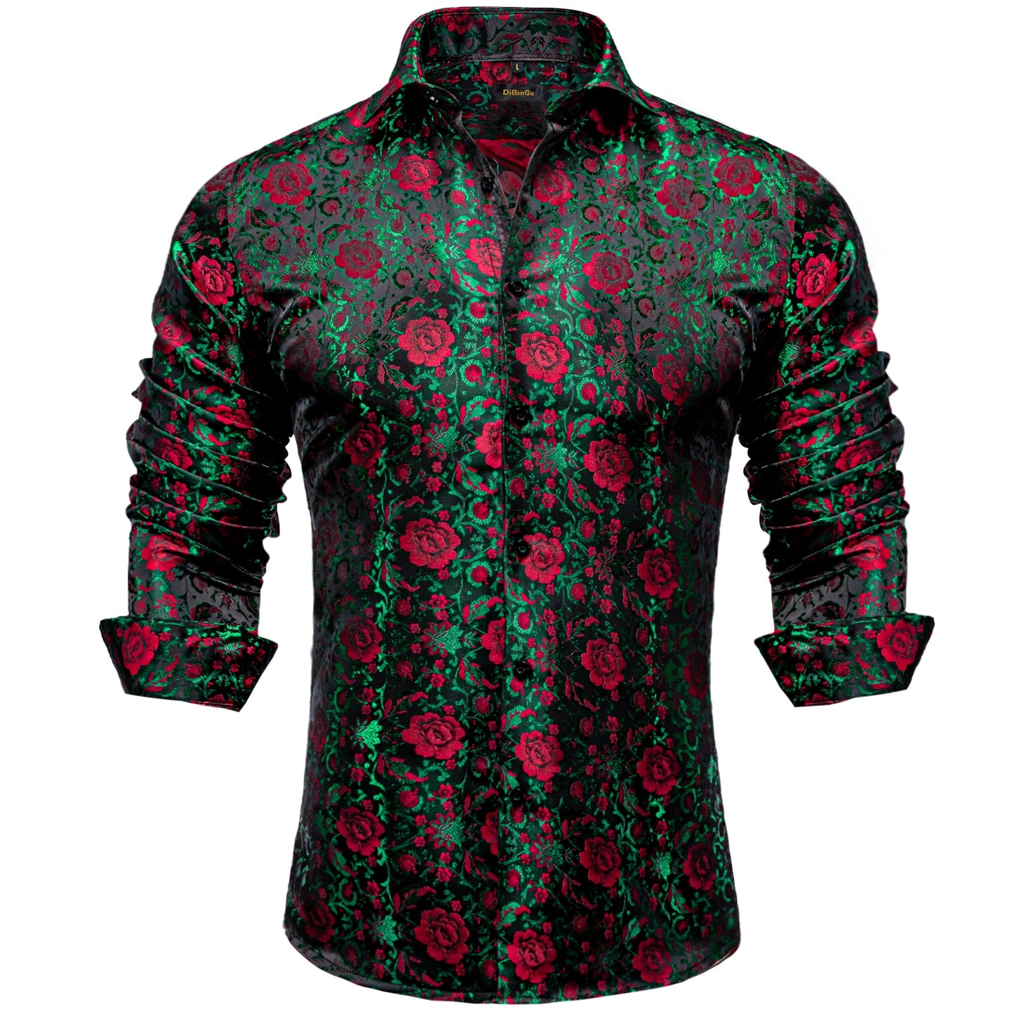 Luxury Men's Paisley Button up Dress Shirt