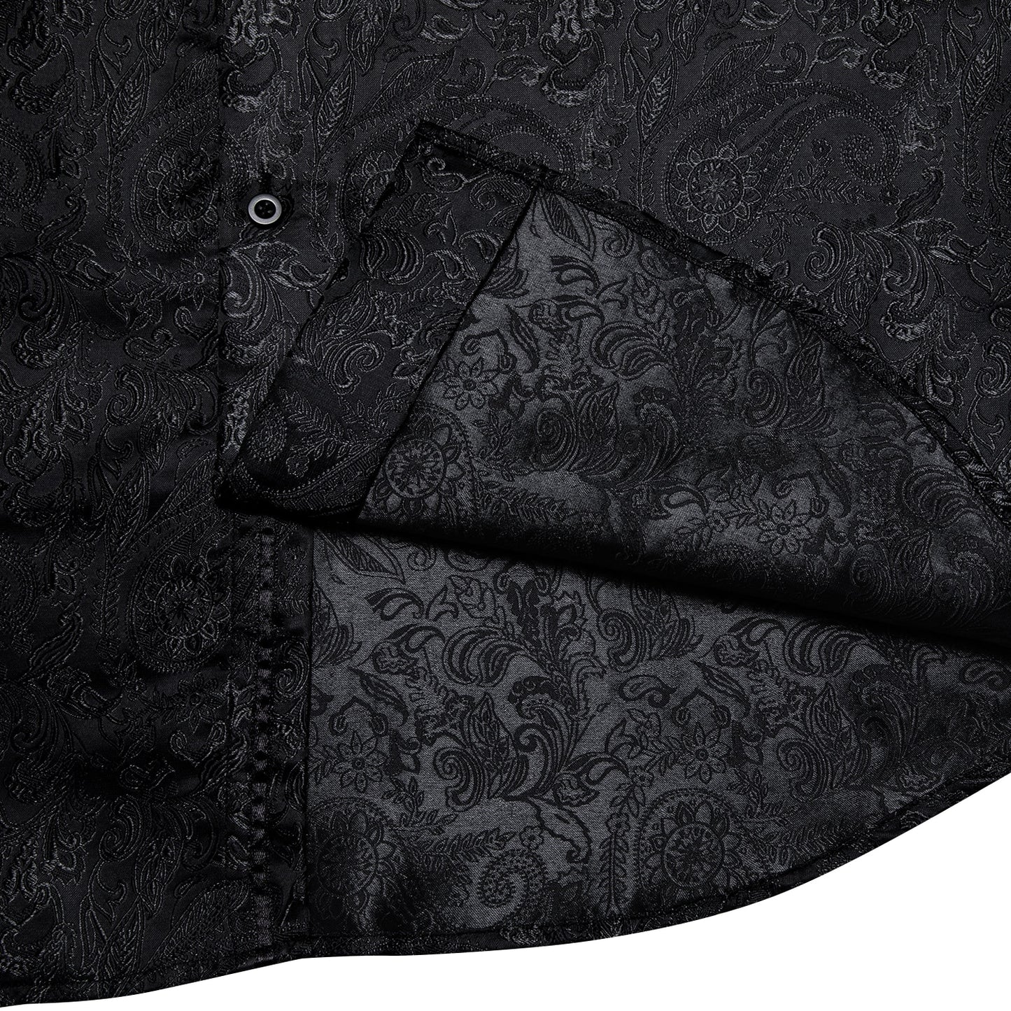 Luxury Men's Paisley Button up Dress Shirt