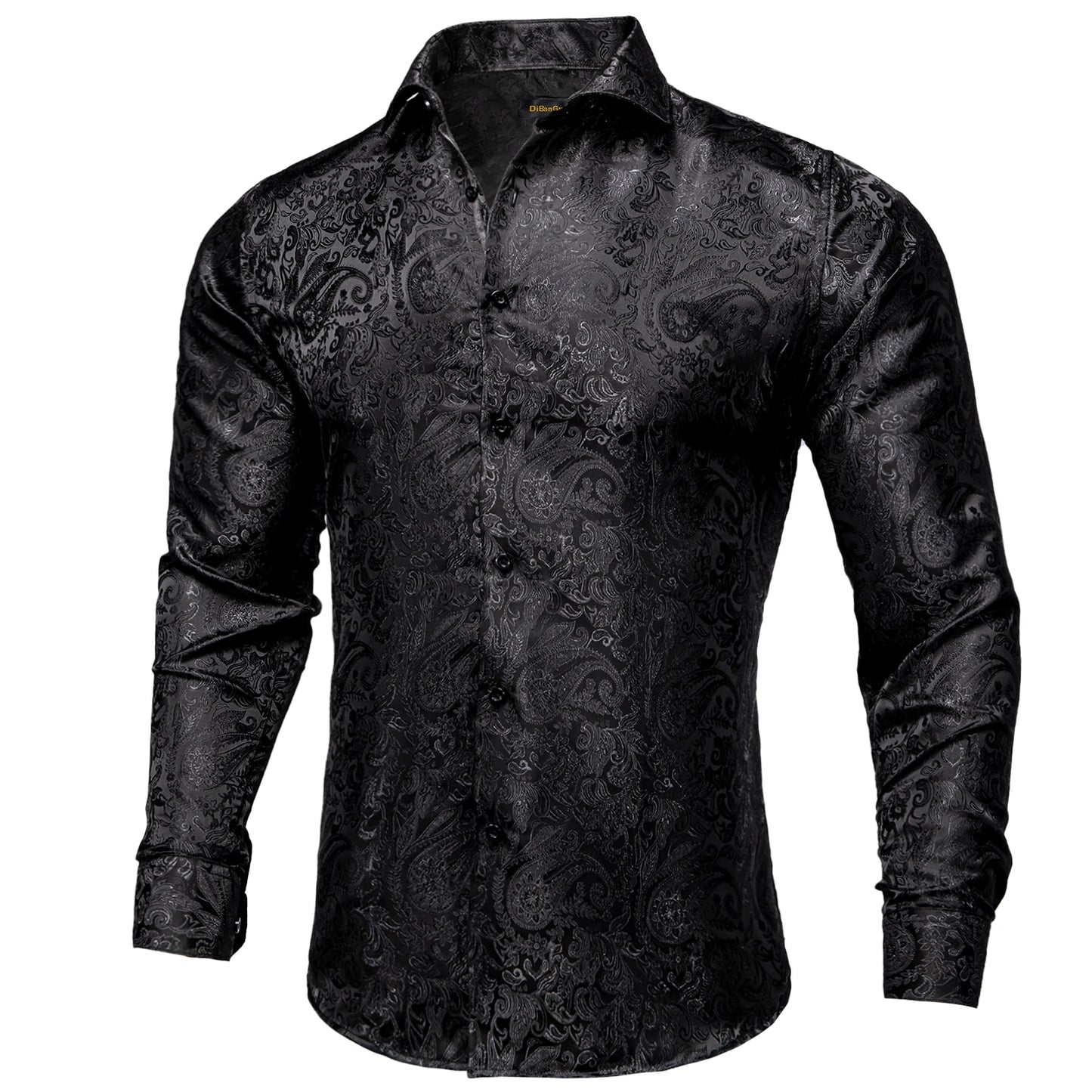 Luxury Men's Paisley Button up Dress Shirt