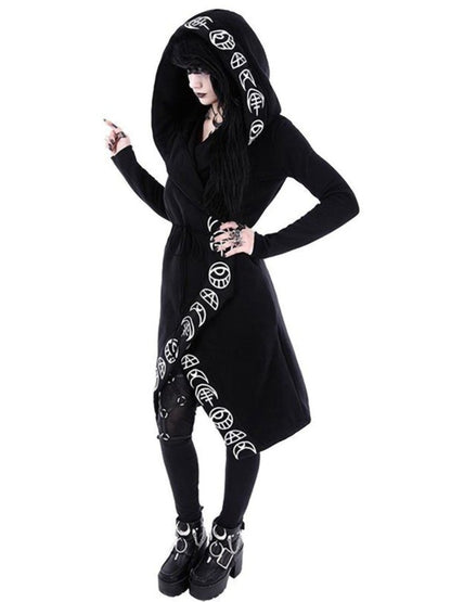 Gothic Witchy Oversize Hooded Cloak