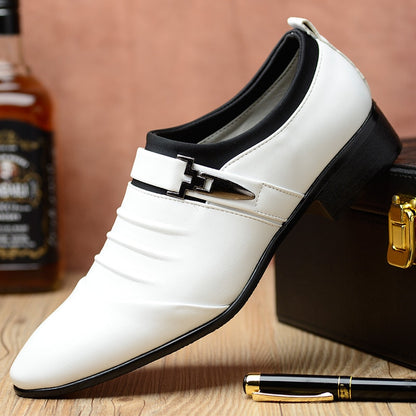 Men's Formal Pointed Leather Slip-On Shoe