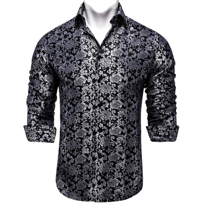 Luxury Men's Paisley Button up Dress Shirt