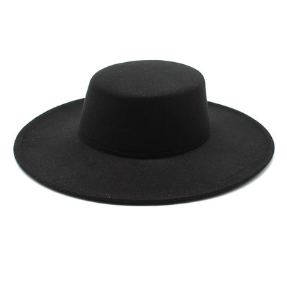 Unisex Large Flat Brim Hat