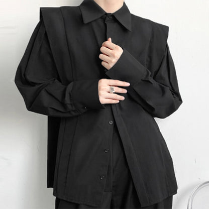 Men's Long Sleeve Goth Fashion Top