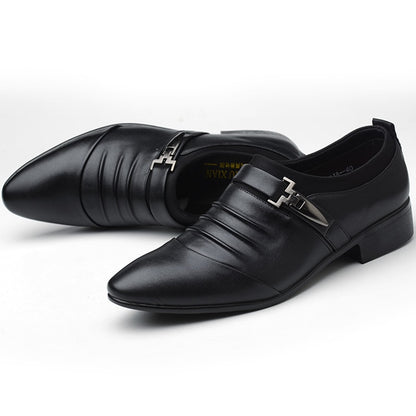 Men's Formal Pointed Leather Slip-On Shoe