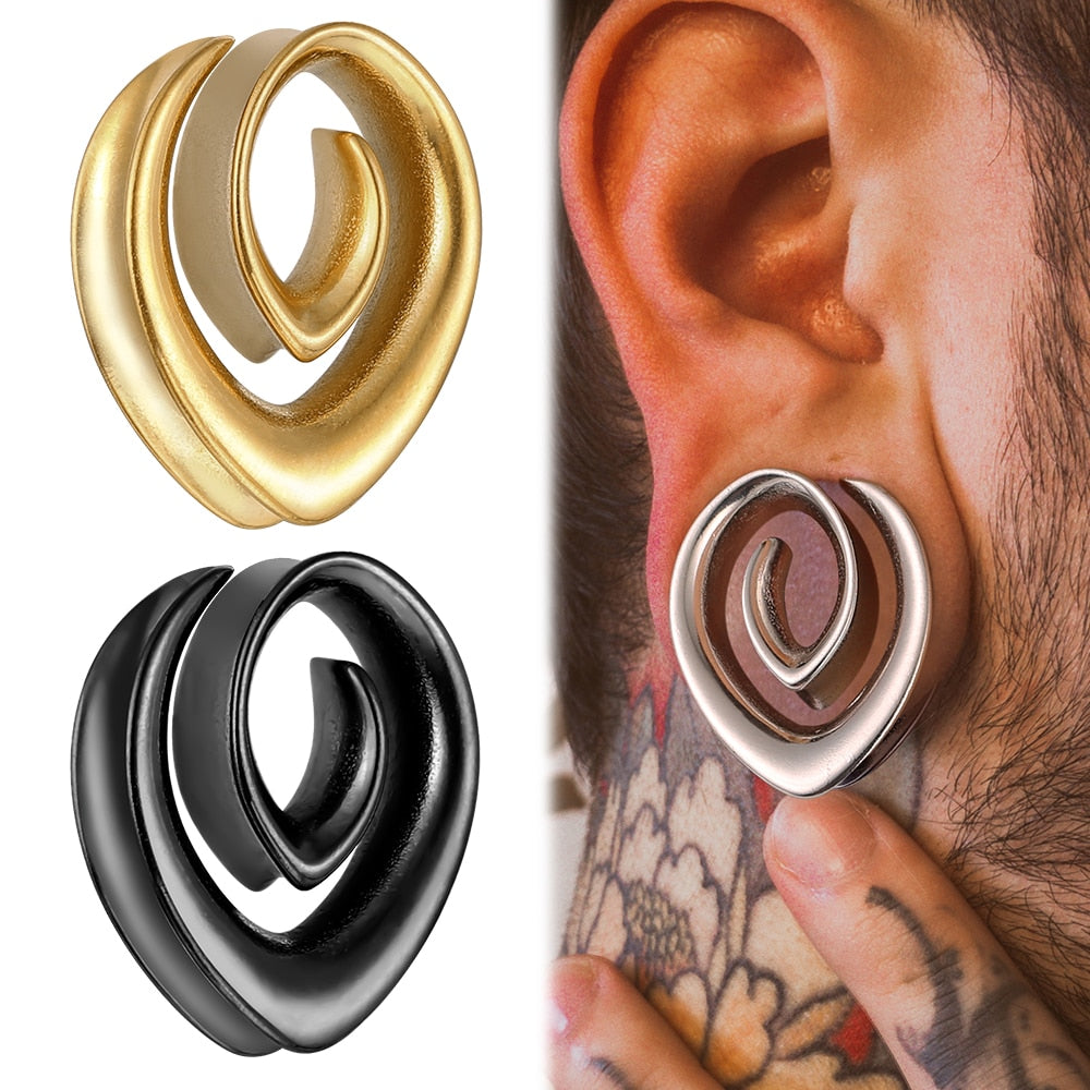 Spiral Saddle Ear Gauge