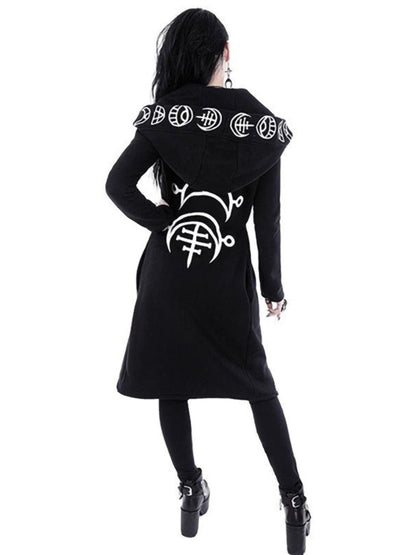 Gothic Witchy Oversize Hooded Cloak