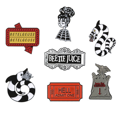 Beetlejuice Enamel Pin Collection